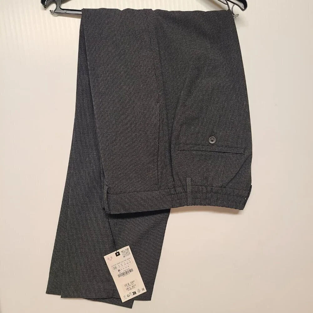 Zara grey and black houndstooth trousers SIZE 38 0706/126/801